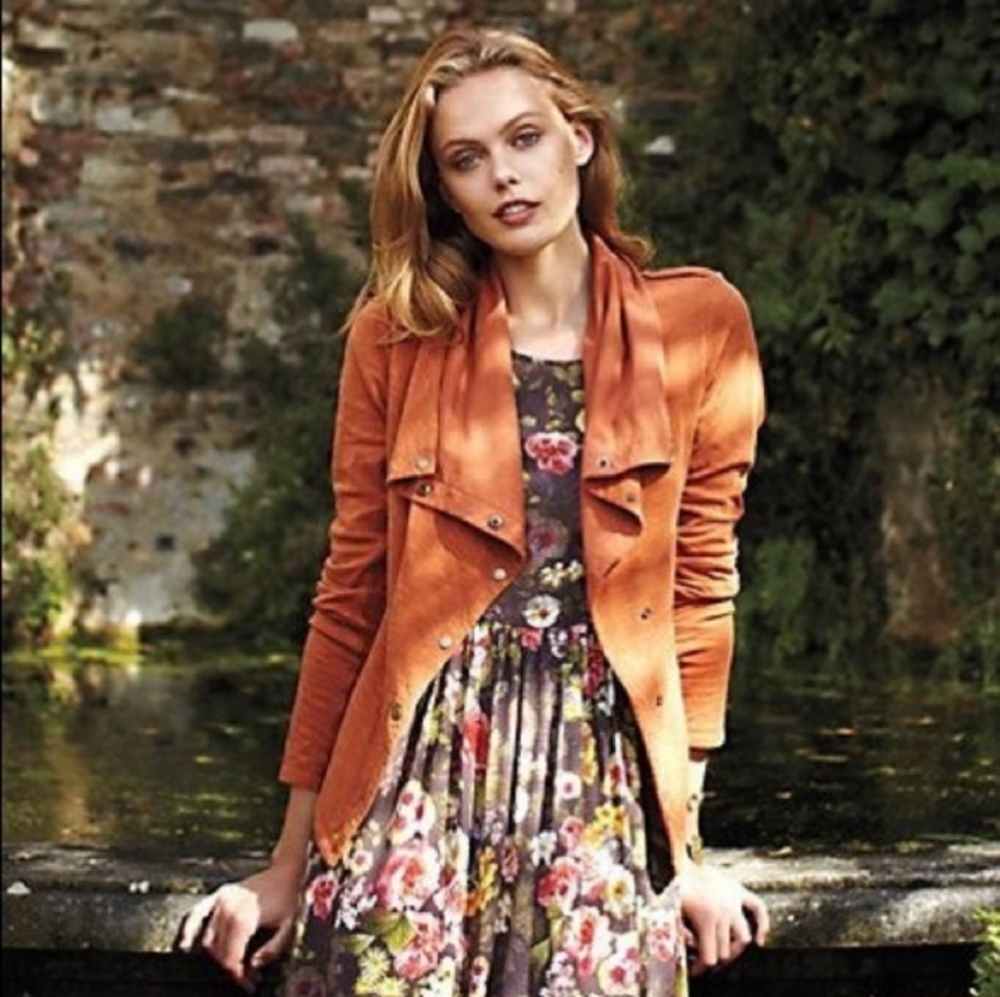 Anthropologie Moto Jacket Sweatshirt - L